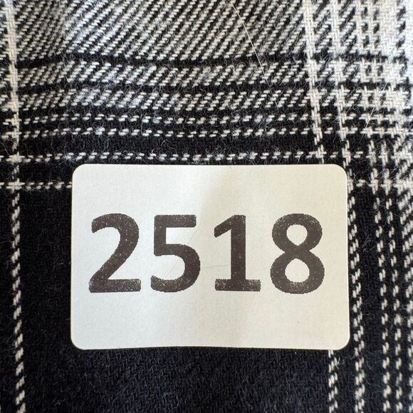 Volcom Hooded Black White Checkered Cotton Blend Ski Snowboard Lightweight Pocke - Picture 13 of 13